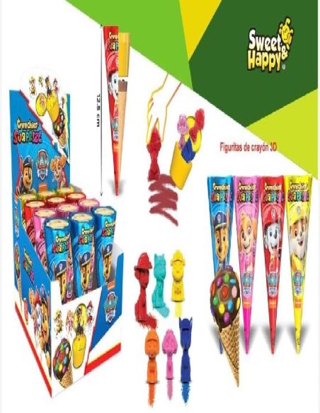 PAW PATROL CONO CHOCO 12U