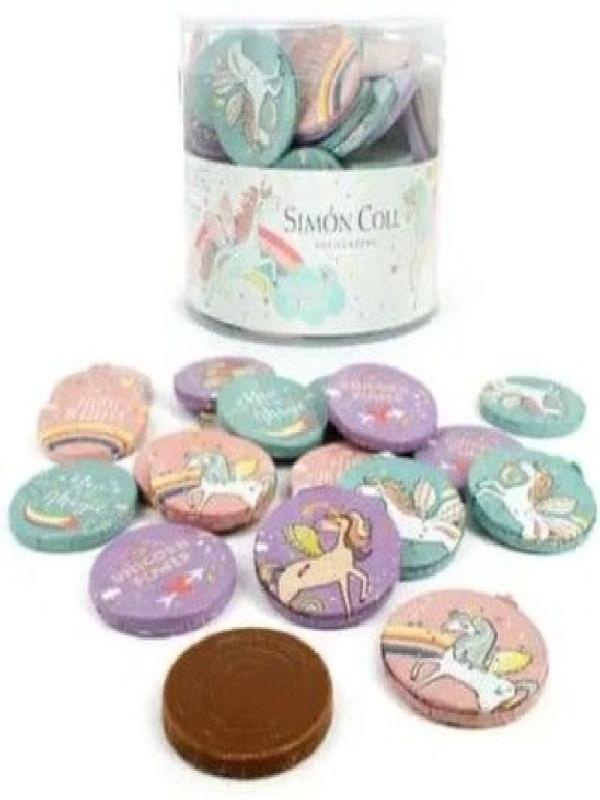 MONEDAS CHOCO UNICORNIO 110ud 2