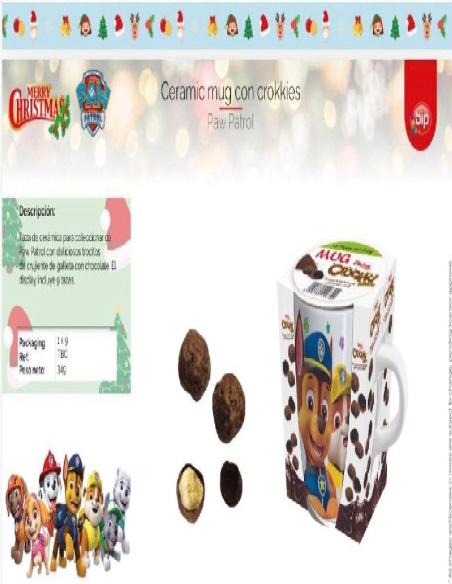 TAZA CON CROCKIES PAW PATRULLA
