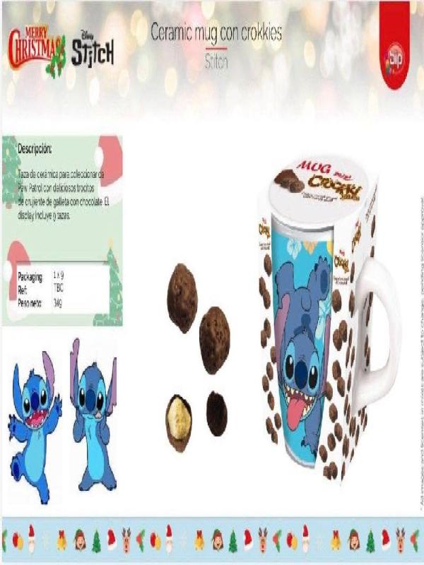 TAZA CON CROCKIES STICH